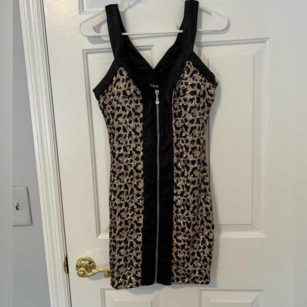 Sequin bodycon mini dress